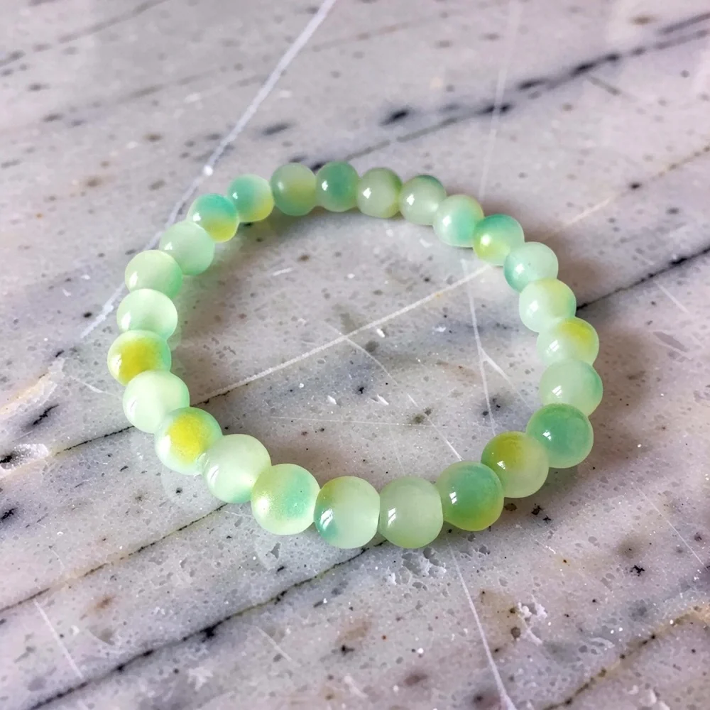 ⭐️ 5 for $25 Glass Crystal Beaded Stretch Bracelet Stackable
